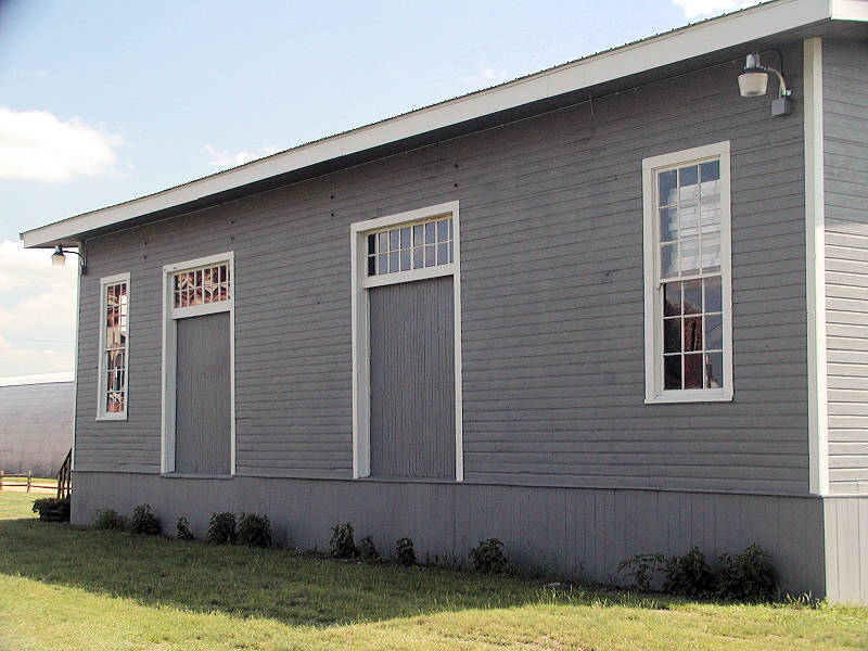 Photograph of the actual Amboy Depot Museum and its collection