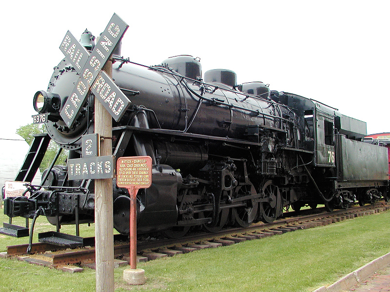 Preserved steam locomotive NS&W number 76