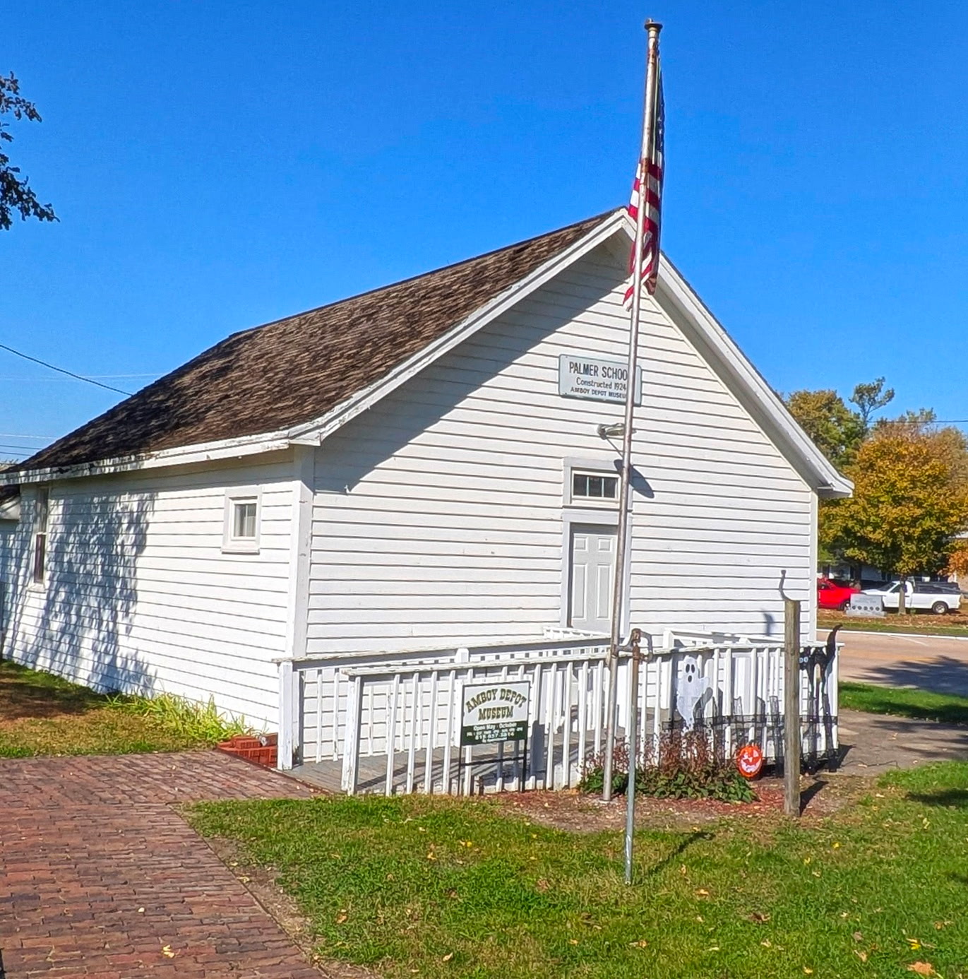 Palmer School, the one-room schoolhouse at the museum