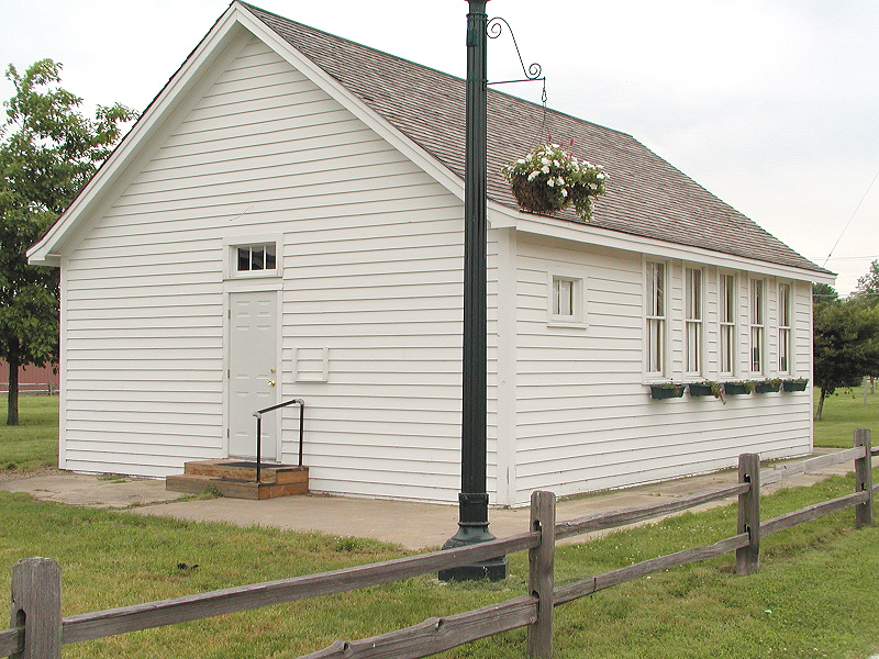 Palmer School, the one-room schoolhouse at the museum